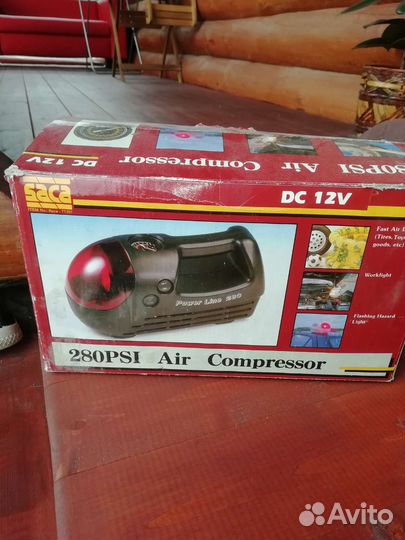 Компрессор автомобильный бу с фонарём