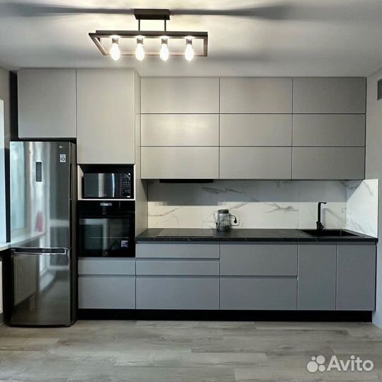 Кухонный гарнитур кухни на заказ замер изготовлени