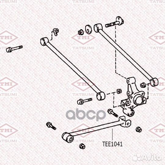 Рычаг подвески зад прав/лев TEE1041 tatsumi