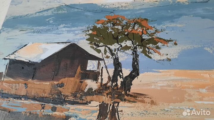 Картина акрилом на холсте