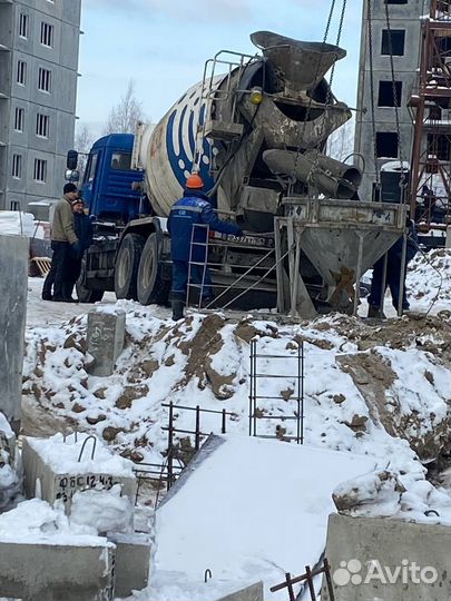 Бетон с доставкой М100 М200 М300 М400 Насос