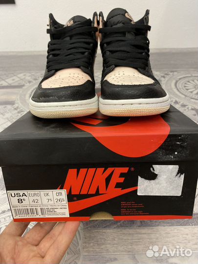 Air Jordan 1 retro high og crimson tint