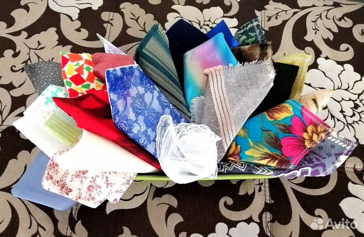 Тактильные платочки. Монтессори для младенца