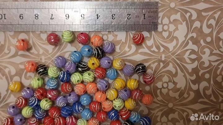 Бусины акриловые 6мм