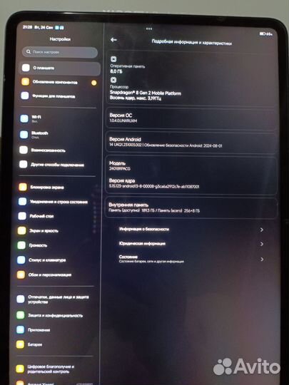 Xiaomi mi pad 6s pro 12.4 8/256gb