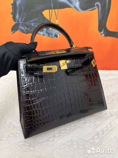 Сумка hermes из крокодила