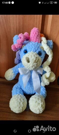 Плюшевый единорожка