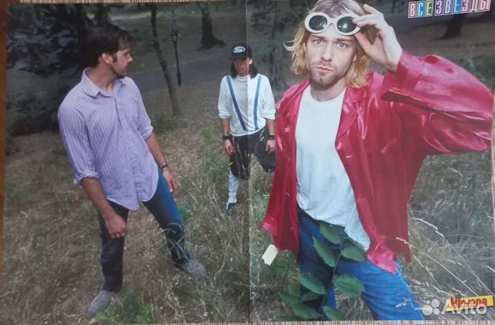 Журнал Все звёзды Курт Кобейн+ 2постера