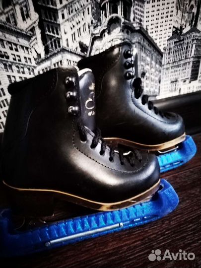 Коньки фигурные детские Graf Etude 26 чёрные