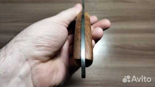 Кованный кухонный нож топорик ручной работы шеф