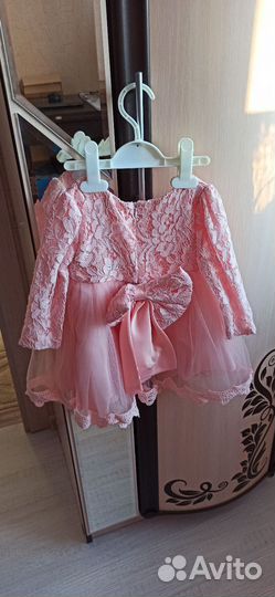 Платье для девочки 74 80
