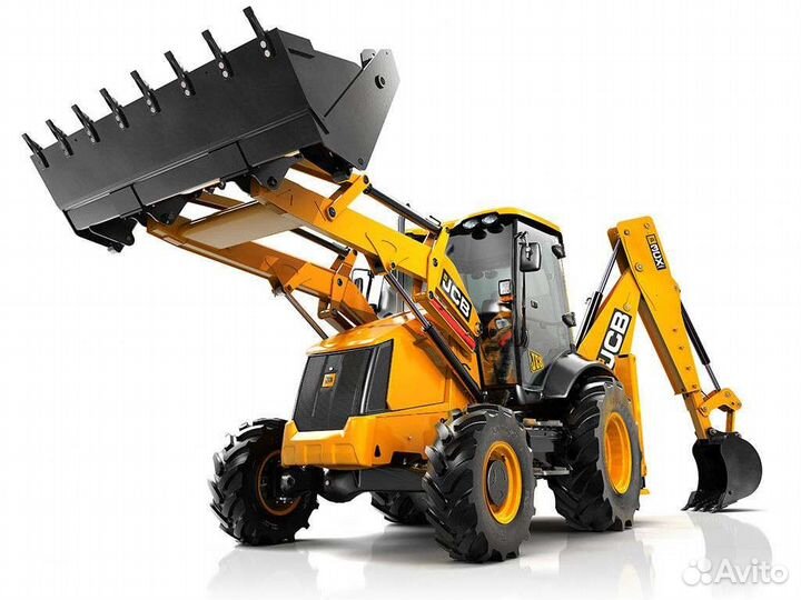 Услуги экскаватора-погрузчика JCB
