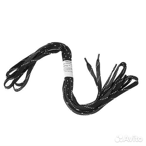 Шнурки хоккейные, черные