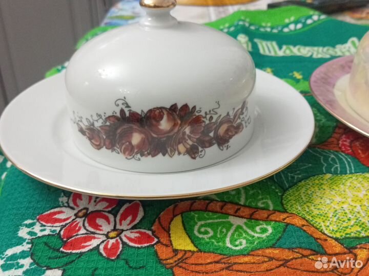 Масленка фарфор гдр