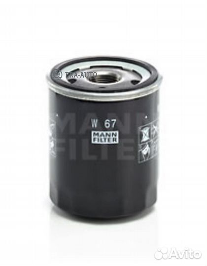 Mann-filter W67 Фильтр масляный