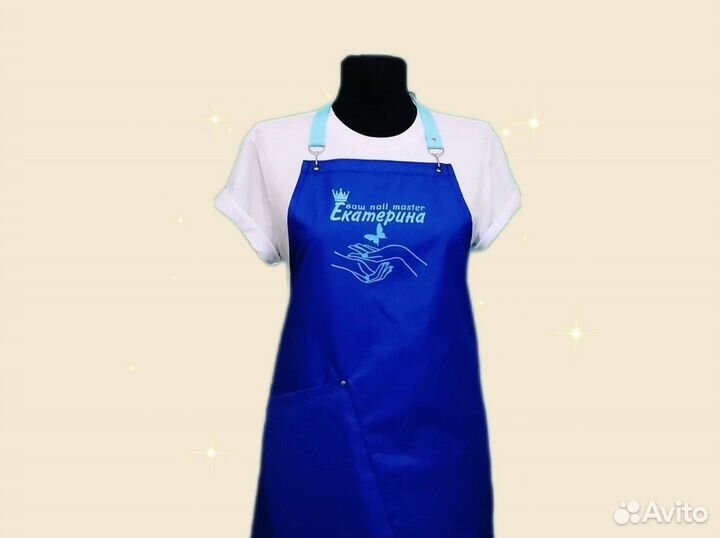 Фартук для мастера маникюра с логотипом