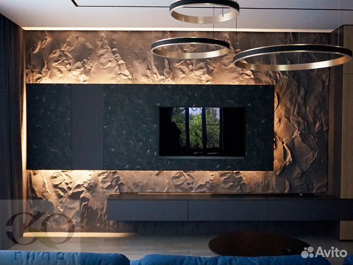 3D Гипсовые панели Скала