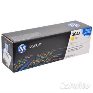 Картридж HP CC532A 304A Yellow желтый