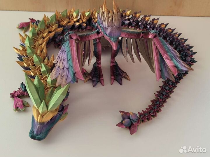 Дракон. Антистресс. Дракон подвижный. Радужный