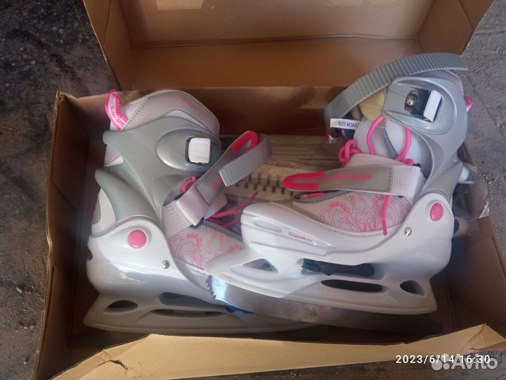 Коньки детские раздвижные