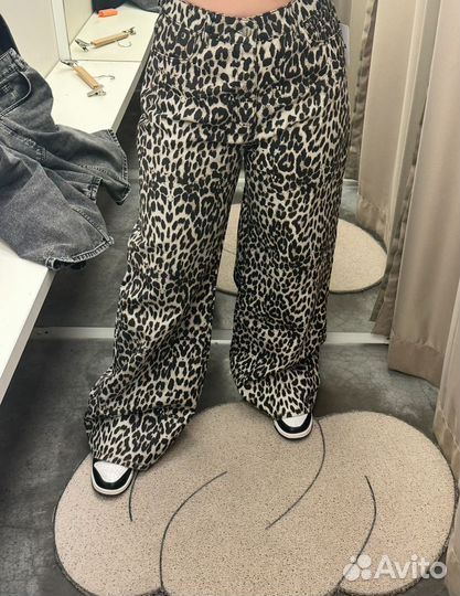 Леопардовые джинсы Look Online