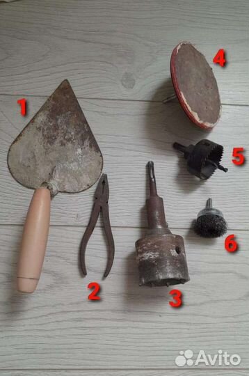 Мастерок Плоскогубцы Головка для высверливания