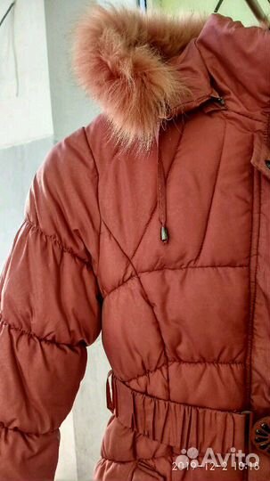 Пальто зимнее