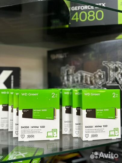 SSD M.2 накопитель WD Green SN350 2Tb