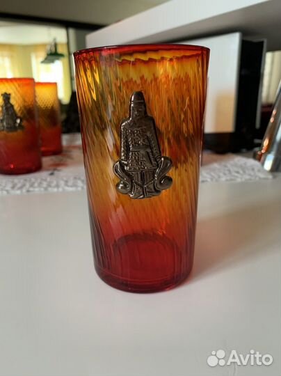 Стаканы «Сказки Пушкина» Винтаж СССР