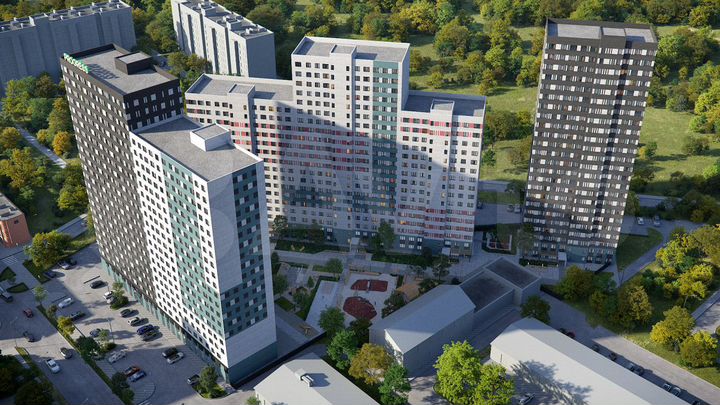 2-к. квартира, 51,2 м², 13/23 эт.