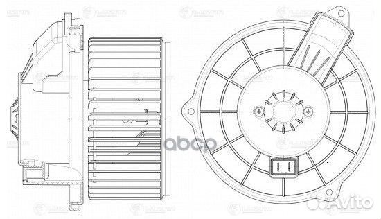 Э/вентилятор отоп. LFh 0309 luzar