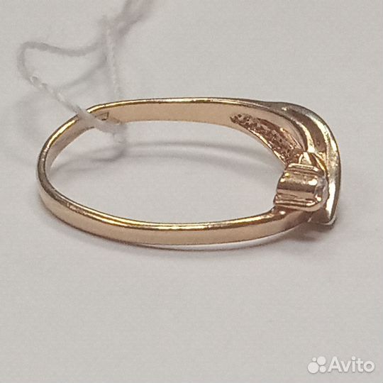 Золотое кольцо с бриллиантами р17 (25090)