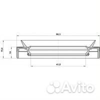 Сальник привода (43X90X10X15.4)