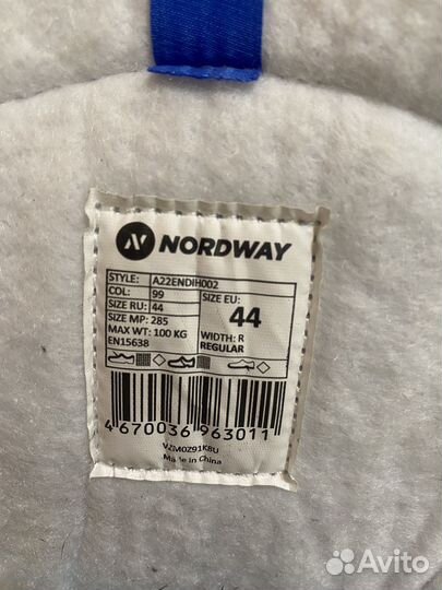 Коньки хоккейные nordway б/у в хорошем состоянии