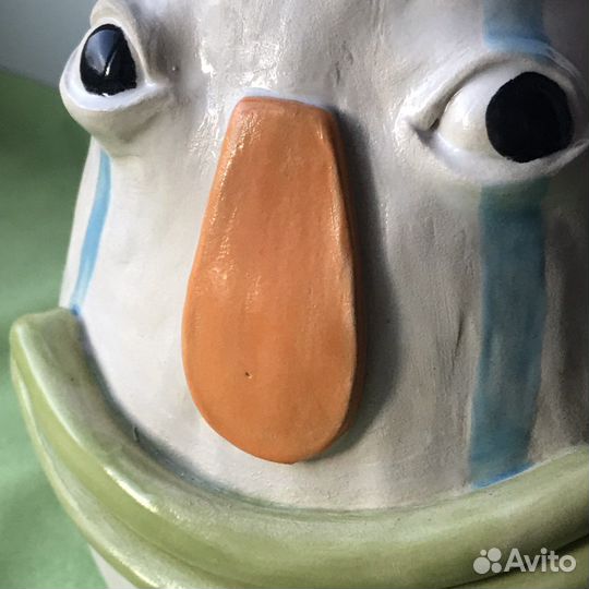 Авторская керамическая ваза ручной работы