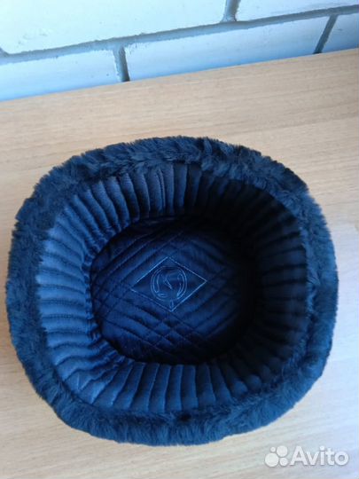 Шапка ушанка зимняя с кокардой меховая