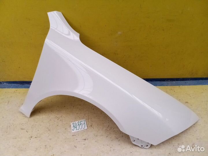 Skoda Octavia A5 Крыло переднее правое цвет белый