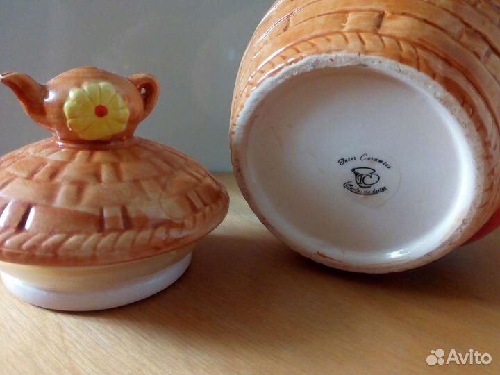 Банка под сыпучие продукты, 2 кружки