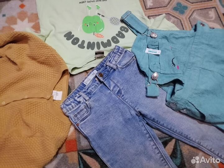 Вещи пакетом 92 98 104 на девочку