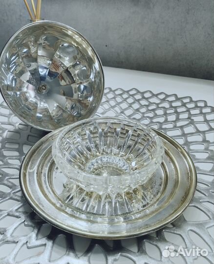 Масленка антикварная Англия