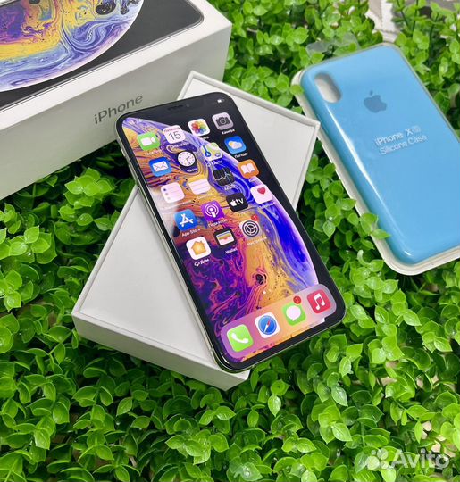 iPhone Xs 64gb Silver Идеал