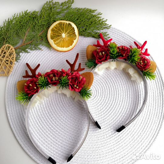 Новогодний ободок 