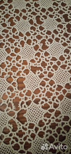 Скатерть вязаная крючком времён СССР