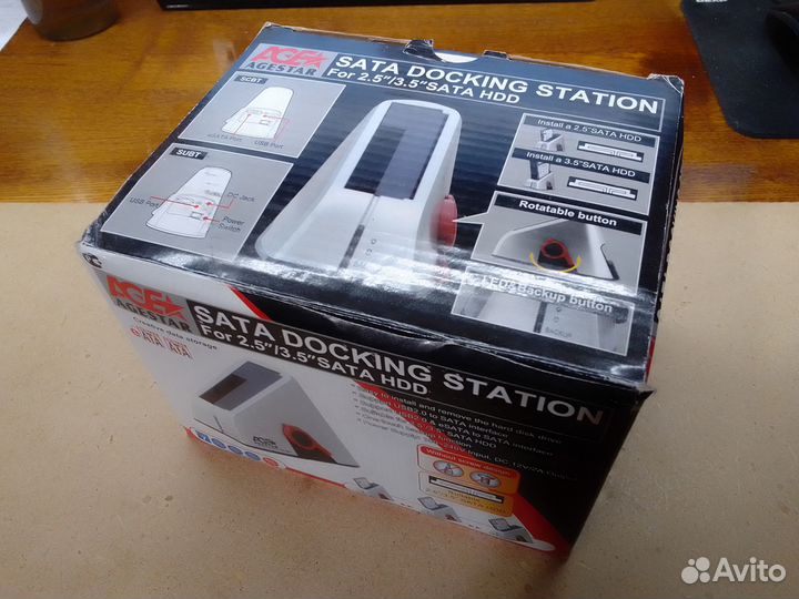Док-станция HDD/SSD 2.5 3.5