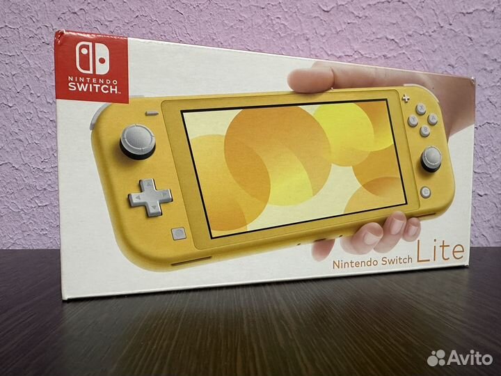 Nintendo switch lite новая + 64Гб + чехол