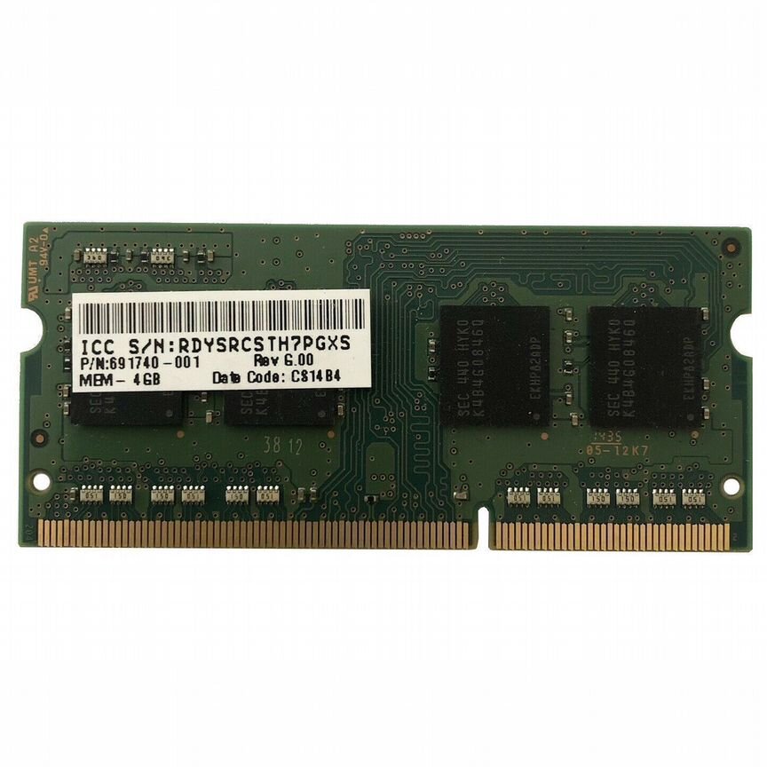 [691740-001] Оперативная Память Hp 4gb 691740-001