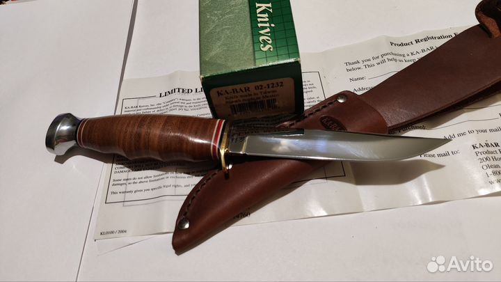 Раритет нож Ka-bar 02-1232 Hunter новый