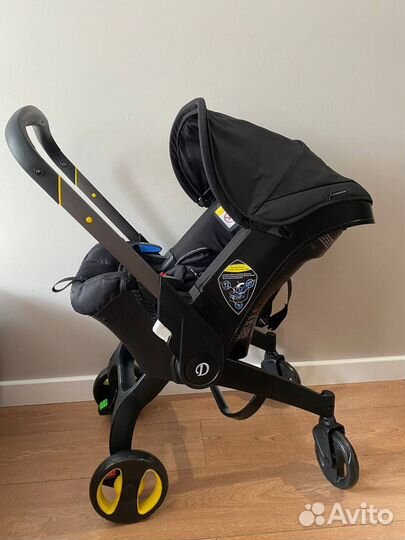 Автолюлька на колесиках для новорожденных