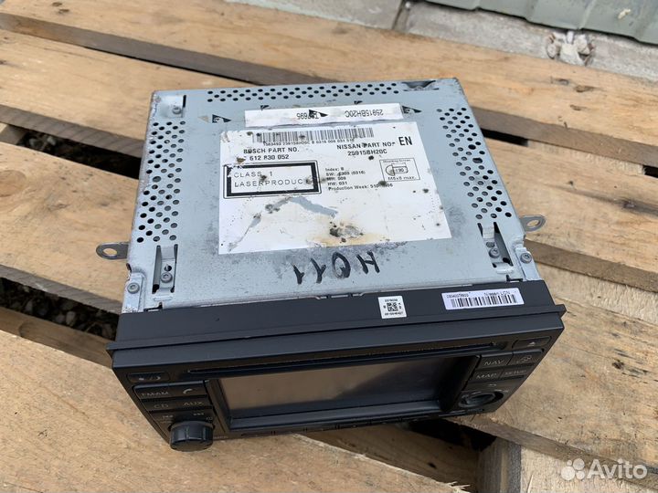 Магнитола Nissan Qashqai J10 2011 рестайл монитор