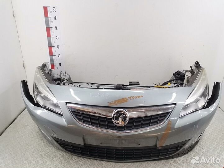 Бампер (ноускат) для Opel Astra J